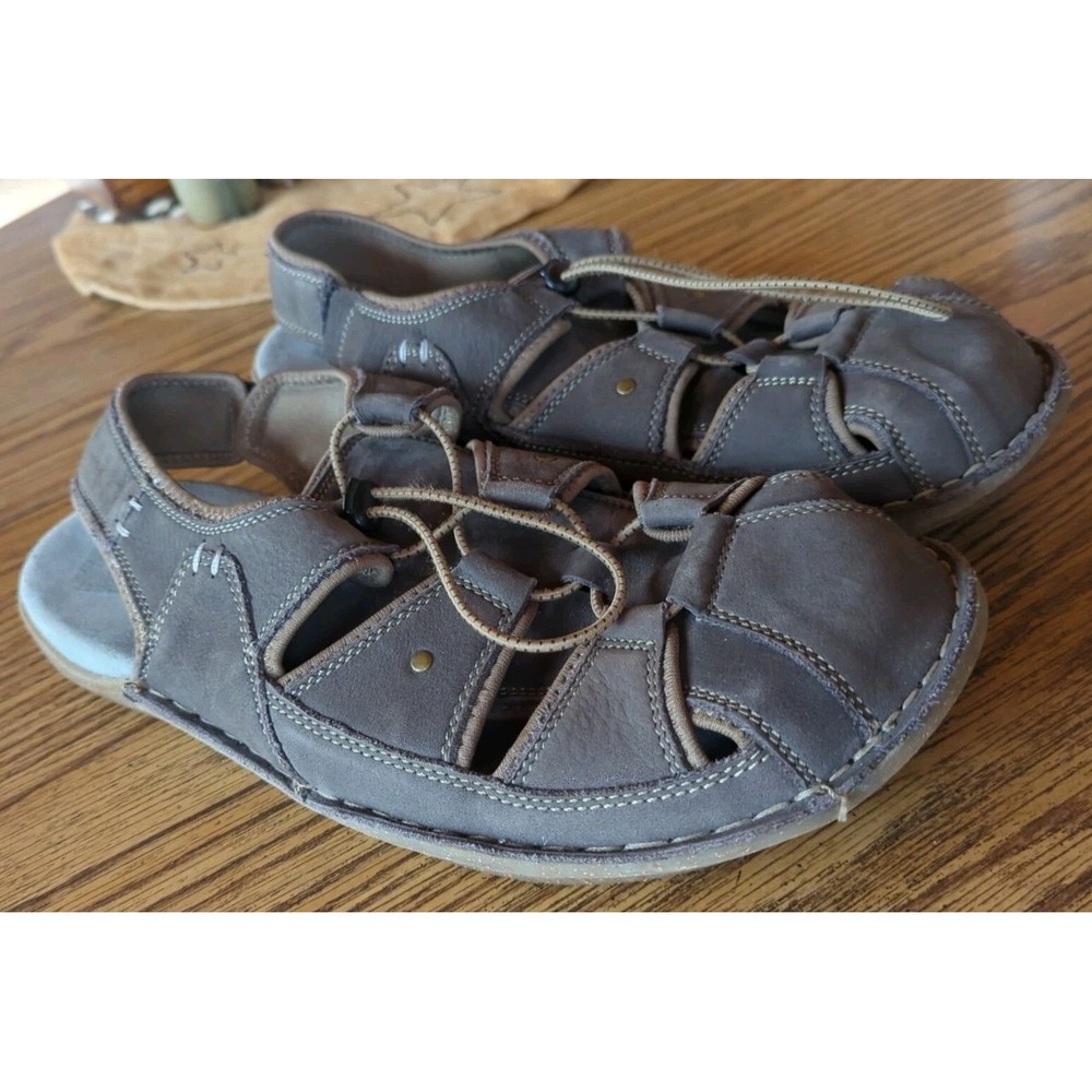 Hush Puppies Men's‎ Bergen Grady Sandal  -  Size 14 M Brown Super Comfy!